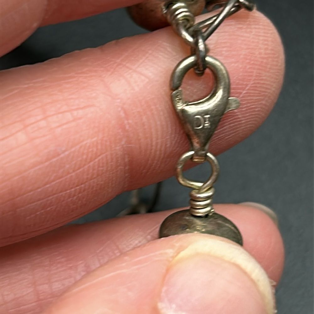 Desert Rose Trading Jay King Pink Opal Graduated Beaded Necklace Sterling Silver - Picture 5 of 9